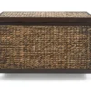 Rustic Black Wicker Storage Trunk -Furniture Series Sales 810513555 11