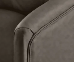 Leighton Gray Memory Foam Bonded Leather Office Chair -Furniture Series Sales 810513560 6