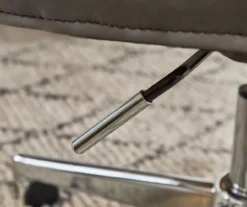 Leighton Gray Memory Foam Bonded Leather Office Chair -Furniture Series Sales 810513560 9