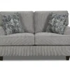 Canton Chenille Roll Arm Loveseat -Furniture Series Sales 810516359