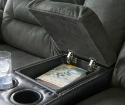 Earhart Faux Leather Reclining Console Loveseat -Furniture Series Sales 810519695 5