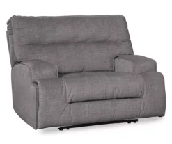 Coombs Charcoal Wide Seat Power Recliner -Furniture Series Sales 810519706 1