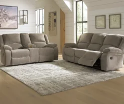 Draycoll Pewter Power Reclining Sofa -Furniture Series Sales 810519718 810519715 1