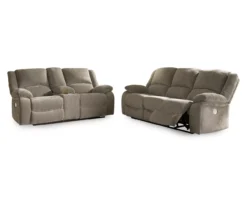 Draycoll Pewter Power Reclining Sofa -Furniture Series Sales 810519718 810519715