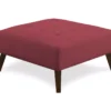 Jasper Brick Red Square Ottoman -Furniture Series Sales 810519915 1