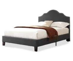 Lombard Charcoal Gray Full Upholstered Bed 12 Lombard Charcoal Gray Full Upholstered Bed -Furniture Series Sales 810519983 2