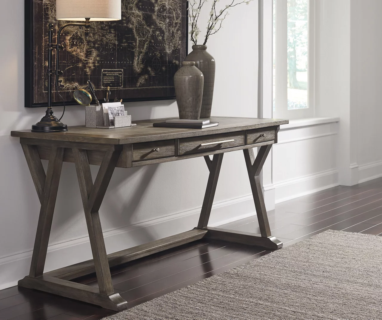 Luxenford 3-Drawer Office Desk 10 Luxenford 3-Drawer Office Desk - Image 8