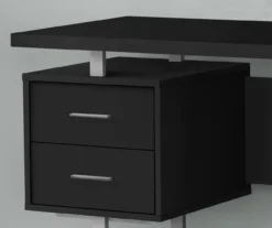 60" Black & Silver Floating Desk 9 60" Black & Silver Floating Desk -Furniture Series Sales 810527331 3