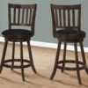 Slat Back Swivel Bar Stools, 2-Pack -Furniture Series Sales 810533435 1