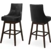 Button Tufted Faux Leather Swivel Bar Stools, 2-Pack 2 Button Tufted Faux Leather Swivel Bar Stools, 2-Pack -Furniture Series Sales 810533438 2