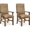Rustic Pine & Dixie Almond Upholstered Dining Chairs, 2-Pack 1 Rustic Pine & Dixie Almond Upholstered Dining Chairs, 2-Pack -Furniture Series Sales 810535744 1