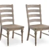Sandstone Buff Ladderback Upholstered Dining Chairs, 2-Pack 1 Sandstone Buff Ladderback Upholstered Dining Chairs, 2-Pack -Furniture Series Sales 810535746 1