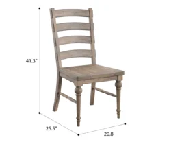 Sandstone Buff Ladderback Upholstered Dining Chairs, 2-Pack -Furniture Series Sales 810535746 2