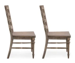 Sandstone Buff Ladderback Upholstered Dining Chairs, 2-Pack -Furniture Series Sales 810535746 4