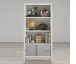 Monarch Hill Poppy Gray & White Bookcase -Furniture Series Sales 810538207 2