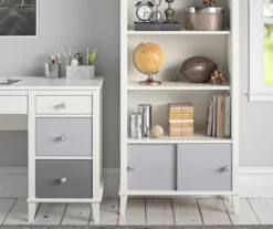 Monarch Hill Poppy Gray & White Bookcase -Furniture Series Sales 810538207 3