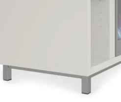 48" Intrepid White Electric Fireplace Console 11 48" Intrepid White Electric Fireplace Console -Furniture Series Sales 810538247 4