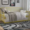 Bright Pop Yellow Metal Twin Daybed & Trundle 2 Bright Pop Yellow Metal Twin Daybed & Trundle -Furniture Series Sales 810538408 1