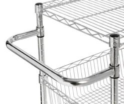 Chrome 3-Shelf Storage Cart -Furniture Series Sales 810539919 4