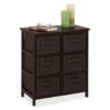 Black 6-Drawer Woven Strap Chest 1 Black 6-Drawer Woven Strap Chest -Furniture Series Sales 810539930 1