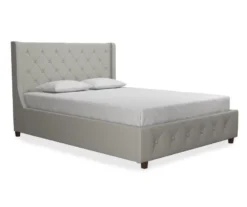 CosmoLiving Mercer Wingback Linen Bed -Furniture Series Sales 810540991 3