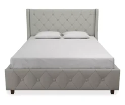 CosmoLiving Mercer Wingback Linen Bed -Furniture Series Sales 810540991 4