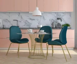 CosmoLiving Astor Velvet Dining Chair -Furniture Series Sales 810540999 2