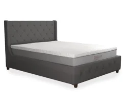 CosmoLiving Mercer Wingback Linen Bed -Furniture Series Sales 810541029 3