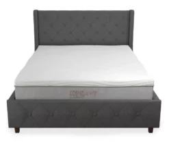 CosmoLiving Mercer Wingback Linen Bed -Furniture Series Sales 810541029 4