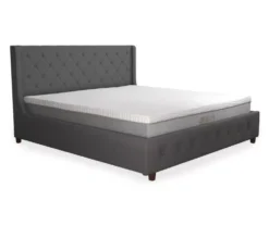 CosmoLiving Mercer Wingback Linen Bed -Furniture Series Sales 810541030 3