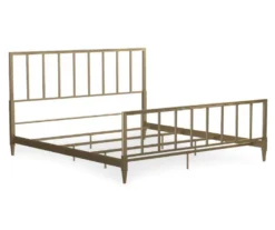 CosmoLiving Blair Brass Metal King Bed 11 CosmoLiving Blair Brass Metal King Bed -Furniture Series Sales 810541048 4