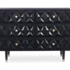 Urban Fresh Black & Gold 6-Drawer Textured Geometric Dresser -Furniture Series Sales 810543103 3