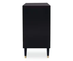Urban Fresh Black & Gold 6-Drawer Textured Geometric Dresser -Furniture Series Sales 810543103 4