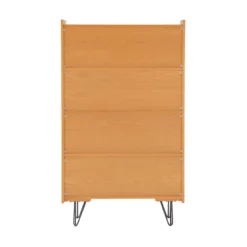 Nate Ash 4-Shelf Bookcase -Furniture Series Sales 810543195 5
