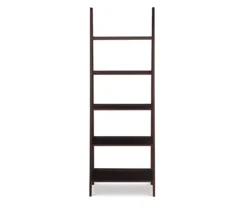 Boston Espresso 5-Shelf Wooden Ladder Bookcase 16 Boston Espresso 5-Shelf Wooden Ladder Bookcase -Furniture Series Sales 810543223 3
