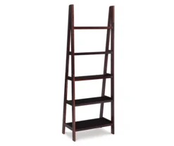 Boston Espresso 5-Shelf Wooden Ladder Bookcase 17 Boston Espresso 5-Shelf Wooden Ladder Bookcase -Furniture Series Sales 810543223 4