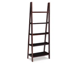 Boston Espresso 5-Shelf Wooden Ladder Bookcase 13 Boston Espresso 5-Shelf Wooden Ladder Bookcase -Furniture Series Sales 810543223 A0 1