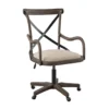 Radley Cafe Gray Wash X-Back Swivel Office Chair 2 Radley Cafe Gray Wash X-Back Swivel Office Chair -Furniture Series Sales 810543227 1