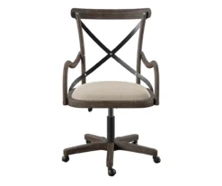 Radley Cafe Gray Wash X-Back Swivel Office Chair -Furniture Series Sales 810543227 3