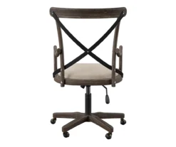 Radley Cafe Gray Wash X-Back Swivel Office Chair -Furniture Series Sales 810543227 5