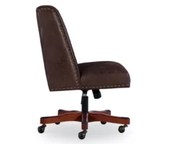 Austin Dark Walnut Upholstered Office Chair -Furniture Series Sales 810543233 A1 3