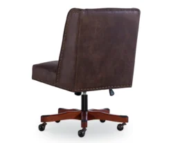 Austin Dark Walnut Upholstered Office Chair -Furniture Series Sales 810543233 A2 4