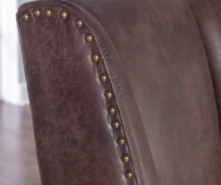 Austin Dark Walnut Upholstered Office Chair -Furniture Series Sales 810543233 A8 7