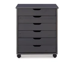 Craft Mate Wide Gray 6-Drawer Rolling Storage Cart -Furniture Series Sales 810543297 3