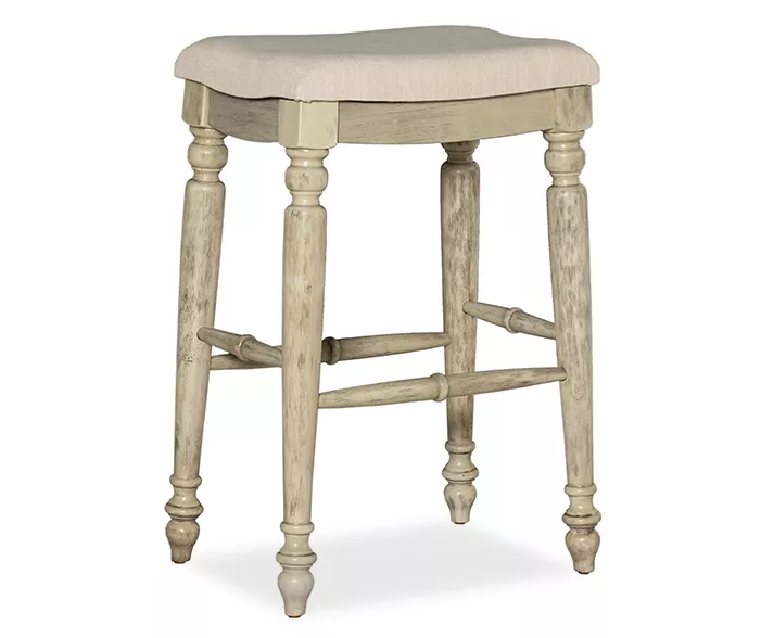 Bristol Whitewash Backless Bar Stool 3 Bristol Whitewash Backless Bar Stool