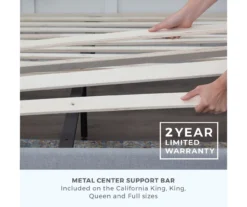 Isabelle Charcoal Upholstered Twin Wingback Bed -Furniture Series Sales 810547599 810547605 810547613 810547609 7