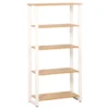 Dorm Essentials Oak & White 4-Shelf Bookcase -Furniture Series Sales 810559115 1