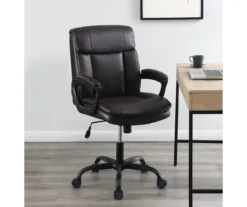 Real Living Faux Leather Office Chair -Furniture Series Sales 810559968 11