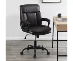 Real Living Faux Leather Office Chair -Furniture Series Sales 810559968