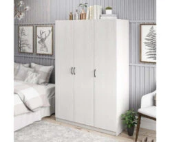 Ivory Oak 3-Door Storage Wardrobe -Furniture Series Sales 810561398 2